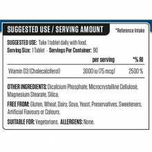 Applied Nutrition Vitamin D3 90 tabliet