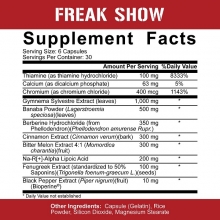 5% Nutrition Freak Show 180 kapslí