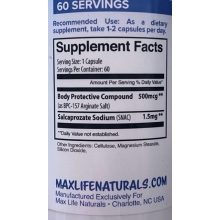 MaxLife Naturals Body Protective Complex BPC-157 60 kapslí bpc peptide