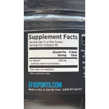 EFX Sports Kre-Alkalyn Powder 100g