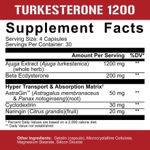 5% Nutrition Turkestrone 1200 - 120 kapslí