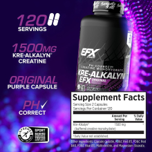 EFX Sports Kre-Alkalyn PH Correct Creatine Monohydrate120 kapslí