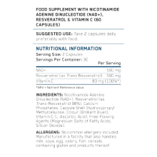 Applied Nutrition NAD+ Resveratrol 60 kapsúl