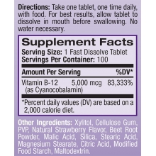 Natrol Vitamin B-12 100 tabliet